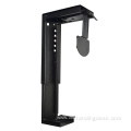 Office furniture stand adjustable under desk cpu bracket